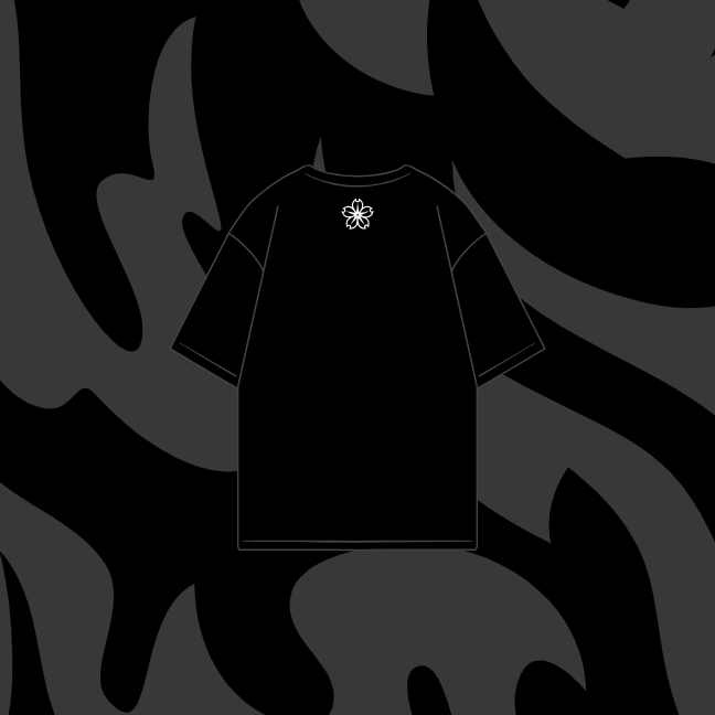 T-SHERT HUSTLE OVERSIZE BLACK